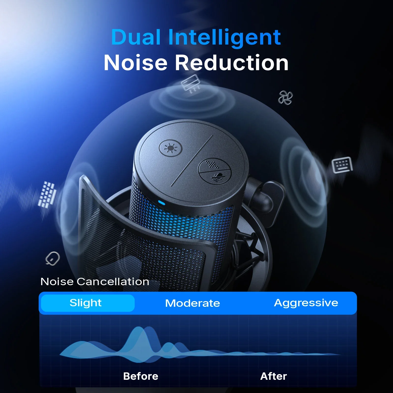 New Launch | DGM20W Wireless Gaming Microphone - Image 6