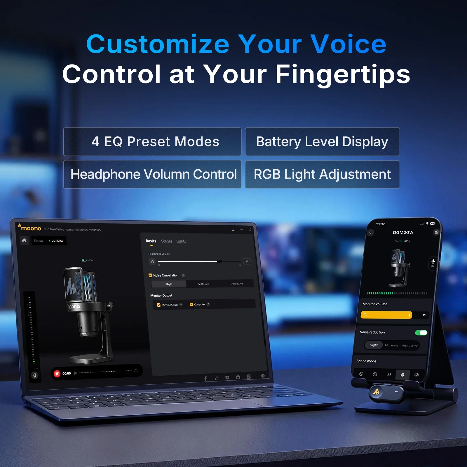 New Launch | DGM20W Wireless Gaming Microphone - Image 8