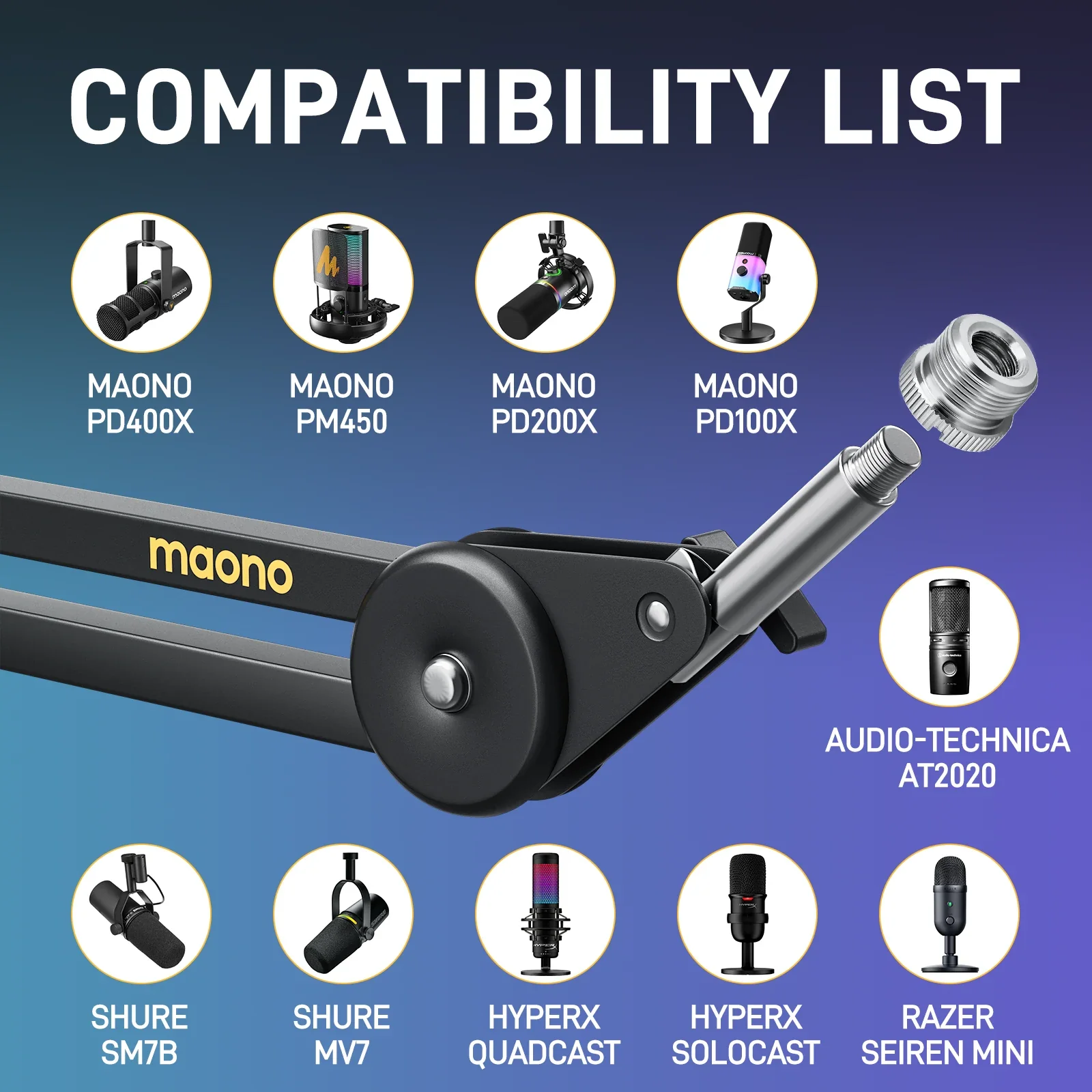 Maono BA37 Mic Boom Arm - Image 3