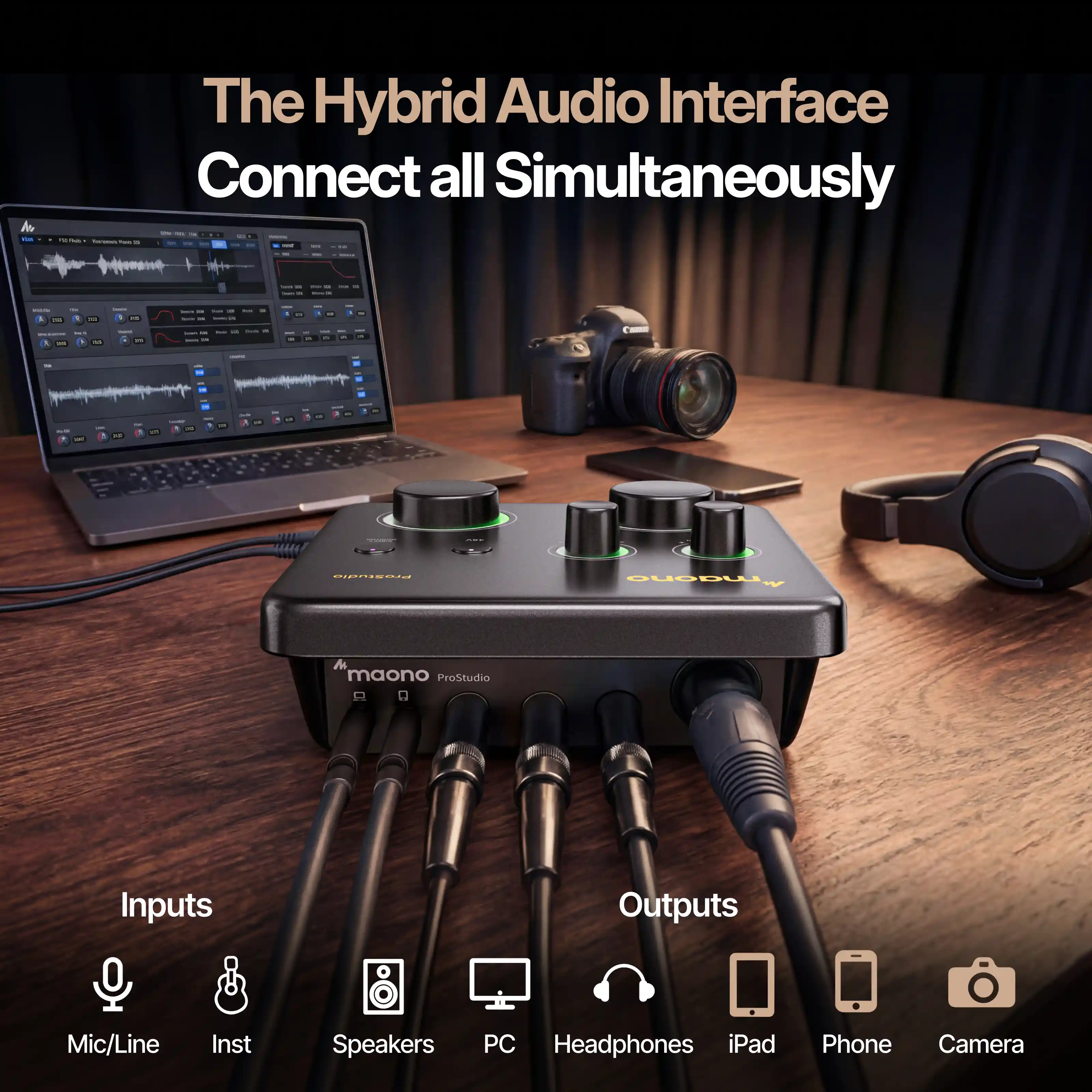 MAONO P1 USB Hybrid Audio Interface - Image 3
