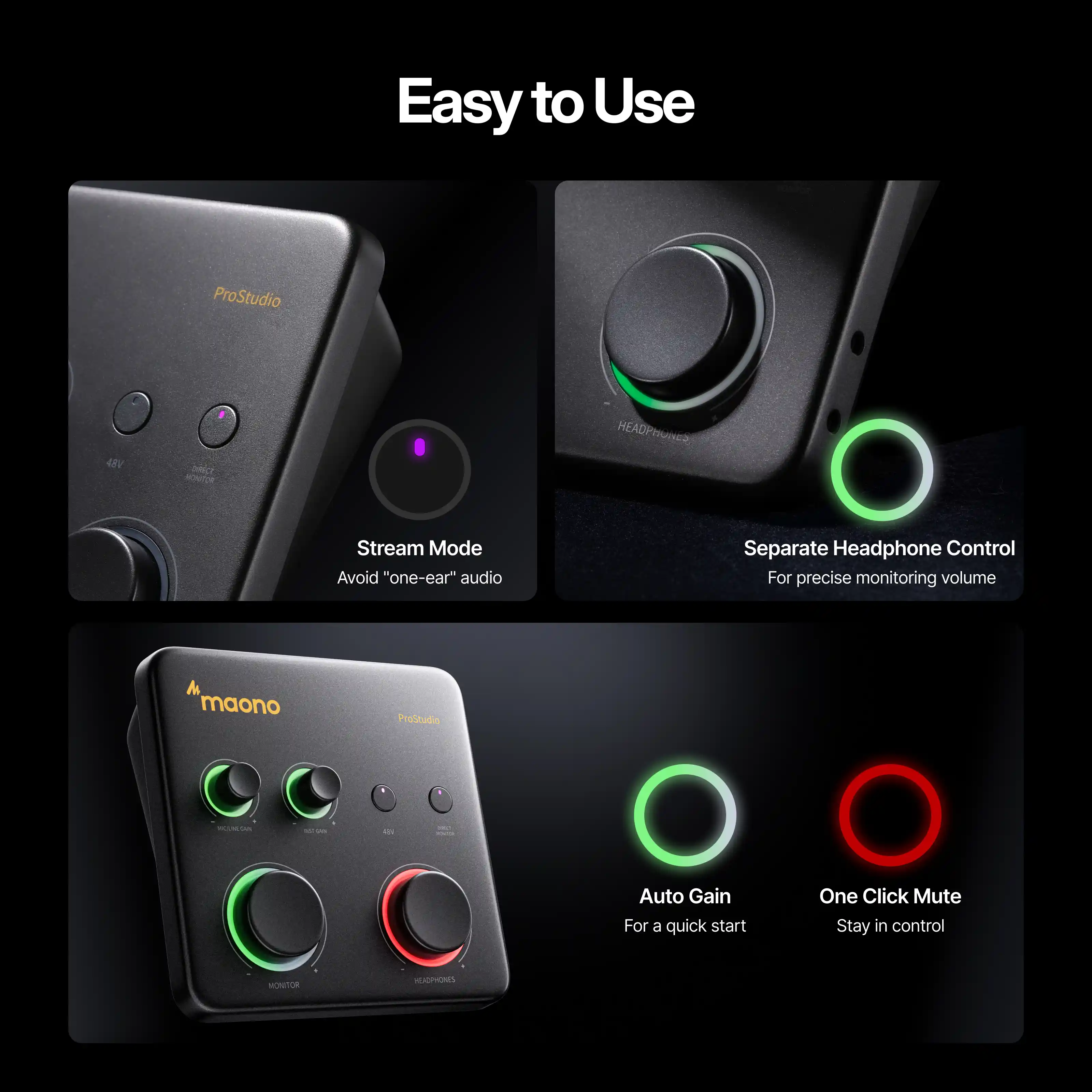 MAONO P1 USB Hybrid Audio Interface - Image 4