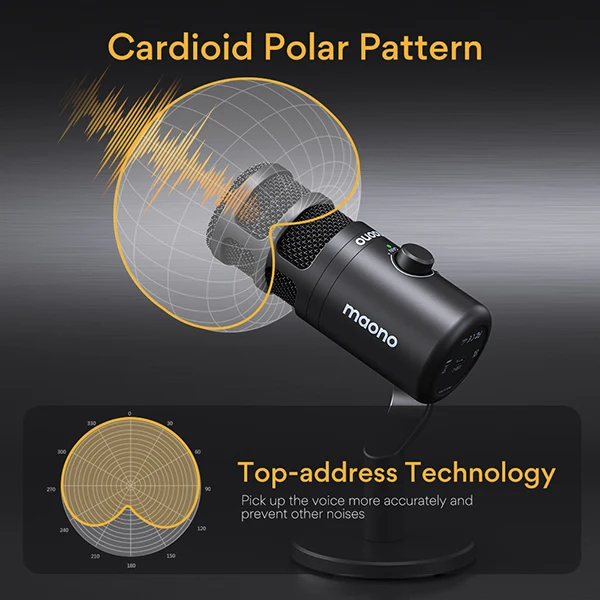 MAONO PD100U Dynamic Microphone - Image 4