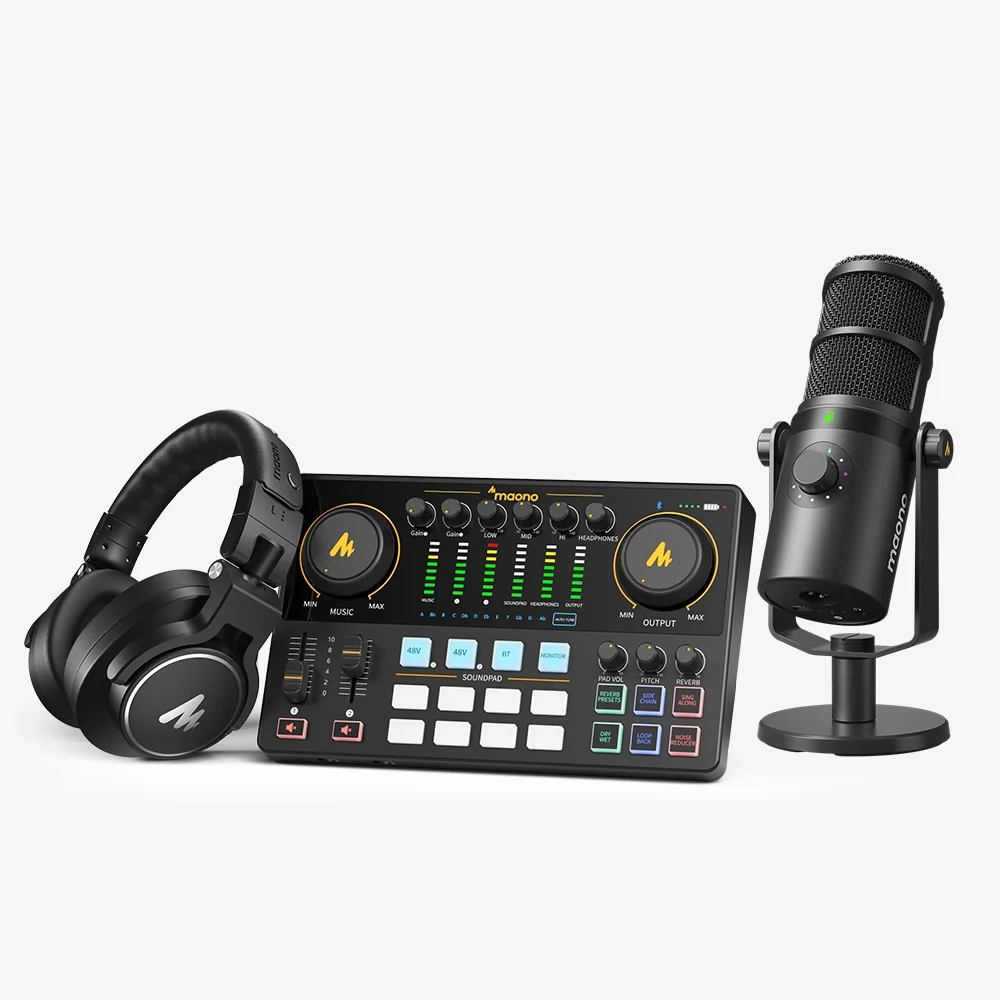 MAONO PD400X USB/XLR Dynamic Microphone with Boom Arm - Image 10
