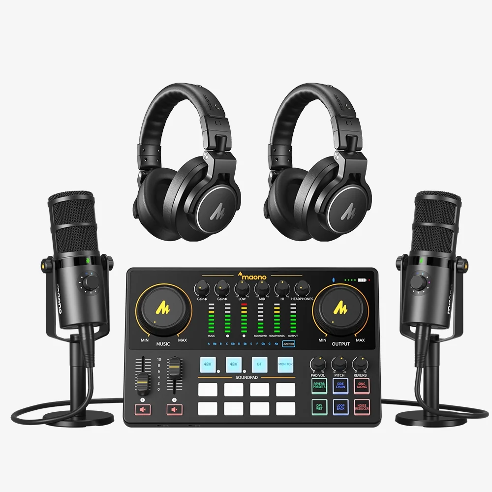 MAONO PD400X USB/XLR Dynamic Microphone with Boom Arm - Image 11
